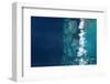 Satellite view of islands, Bahamas-null-Framed Photographic Print