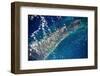 Satellite view of islands of Bahamas-null-Framed Photographic Print