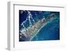 Satellite view of islands of Bahamas-null-Framed Photographic Print