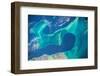 Satellite view of islands of Bahamas-null-Framed Photographic Print