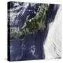 Satellite View of Japan-null-Stretched Canvas