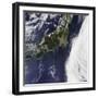 Satellite View of Japan-null-Framed Photographic Print