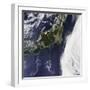 Satellite View of Japan-null-Framed Photographic Print