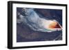 Satellite view of Lake Albert, Lake County, Oregon, USA-null-Framed Photographic Print