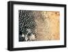 Satellite view of Lake Chad near Diffa, Niger-null-Framed Photographic Print