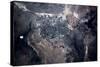 Satellite view of Las Vegas, Nevada, USA-null-Stretched Canvas