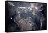 Satellite view of Las Vegas, Nevada, USA-null-Framed Stretched Canvas