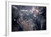 Satellite view of Las Vegas, Nevada, USA-null-Framed Photographic Print