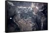 Satellite view of Las Vegas, Nevada, USA-null-Framed Stretched Canvas