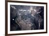 Satellite view of Las Vegas, Nevada, USA-null-Framed Photographic Print