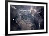 Satellite view of Las Vegas, Nevada, USA-null-Framed Photographic Print