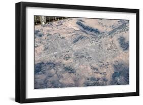 Satellite view of Las Vegas, Nevada, USA-null-Framed Photographic Print