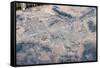 Satellite view of Las Vegas, Nevada, USA-null-Framed Stretched Canvas