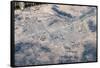 Satellite view of Las Vegas, Nevada, USA-null-Framed Stretched Canvas