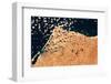 Satellite view of Mersa Matruh coastal town in Matrouh Governorate, Egypt-null-Framed Photographic Print