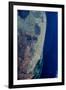 Satellite view of Miami City along Atlantic Coast, Florida, USA-null-Framed Premium Photographic Print