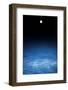 Satellite view of moon over Earth in Russia-null-Framed Photographic Print