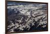 Satellite view of mountain range, The Himalayas, Punjab, Pakistan-null-Framed Photographic Print