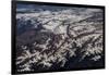 Satellite view of mountain range, The Himalayas, Punjab, Pakistan-null-Framed Photographic Print