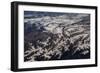 Satellite view of mountain range, The Himalayas, Punjab, Pakistan-null-Framed Photographic Print