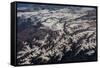 Satellite view of mountain range, The Himalayas, Punjab, Pakistan-null-Framed Stretched Canvas