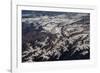 Satellite view of mountain range, The Himalayas, Punjab, Pakistan-null-Framed Photographic Print