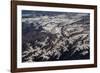 Satellite view of mountain range, The Himalayas, Punjab, Pakistan-null-Framed Photographic Print