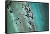 Satellite view of Naval Air Station, Key West, Florida, USA-null-Framed Stretched Canvas