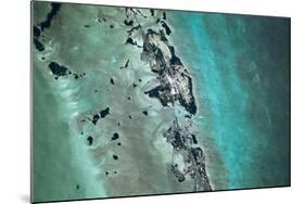 Satellite view of Naval Air Station, Key West, Florida, USA-null-Mounted Photographic Print