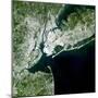 Satellite View of New York City-Stocktrek Images-Mounted Photographic Print