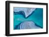 Satellite view of North Aral Sea, Karandy Region, Kazakhstan-null-Framed Photographic Print