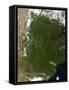 Satellite View of Northern Argentina-null-Framed Stretched Canvas