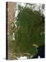 Satellite View of Northern Argentina-null-Stretched Canvas