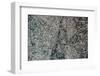 Satellite view of Oklahoma City, Oklahoma, USA-null-Framed Photographic Print