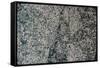 Satellite view of Oklahoma City, Oklahoma, USA-null-Framed Stretched Canvas