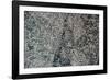 Satellite view of Oklahoma City, Oklahoma, USA-null-Framed Photographic Print