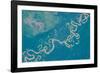 Satellite view of Plains in Beni Department, Bolivia-null-Framed Photographic Print