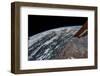 Satellite view of planet Earth showing Ordos region of Inner Mongolia, China-null-Framed Photographic Print