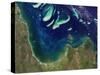 Satellite View of Princess Charlotte Bay in Australia-null-Stretched Canvas