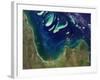 Satellite View of Princess Charlotte Bay in Australia-null-Framed Photographic Print