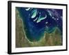 Satellite View of Princess Charlotte Bay in Australia-null-Framed Photographic Print