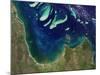 Satellite View of Princess Charlotte Bay in Australia-null-Mounted Photographic Print