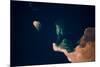 Satellite view of Qesm Shlatin, Red Sea Governorate, Egypt-null-Mounted Photographic Print