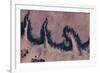 Satellite view of river near Agades, Niger-null-Framed Photographic Print