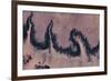 Satellite view of river near Agades, Niger-null-Framed Photographic Print