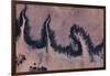 Satellite view of river near Agades, Niger-null-Framed Photographic Print