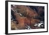 Satellite view of rocky landscape, Grand Canyon, Arizona, USA-null-Framed Photographic Print