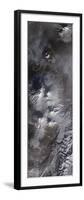 Satellite View of Russia's Kamchatka Peninsula-null-Framed Photographic Print