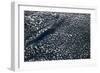 Satellite view of scattered clouds over landscape near Valavsk, Homiel Province, Belarus-null-Framed Photographic Print