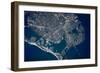Satellite view of sea port, St. Petersburg, Florida, USA-null-Framed Photographic Print